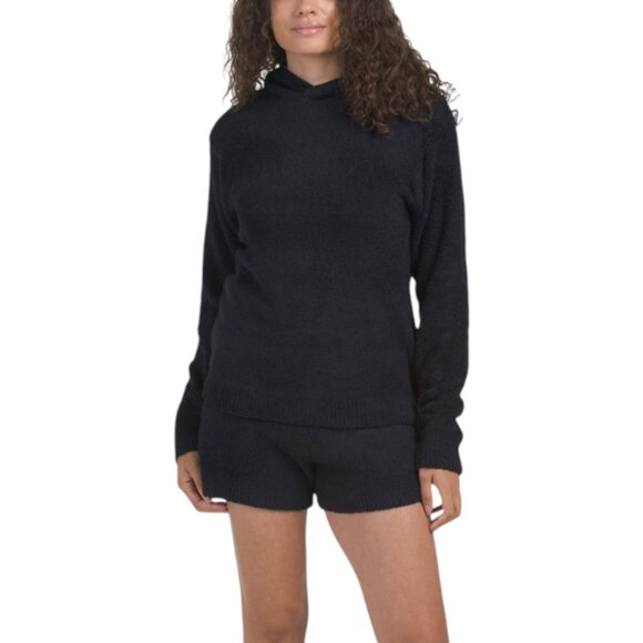 SOFTIES 2pc Solid Marshmallow Hoodie And Shorts Set - Picture 1 of 3